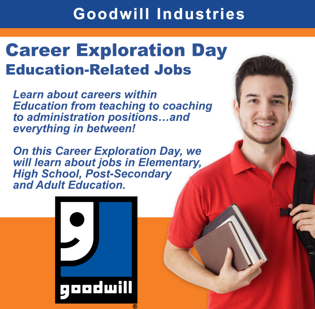 Are you interested in a career in the education industry?  Join us on April 16th for our free Education Career Exploration Day.
